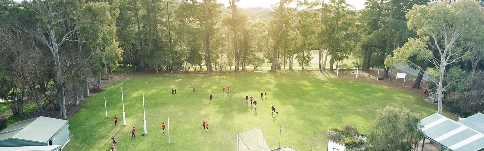paracombe oval from above