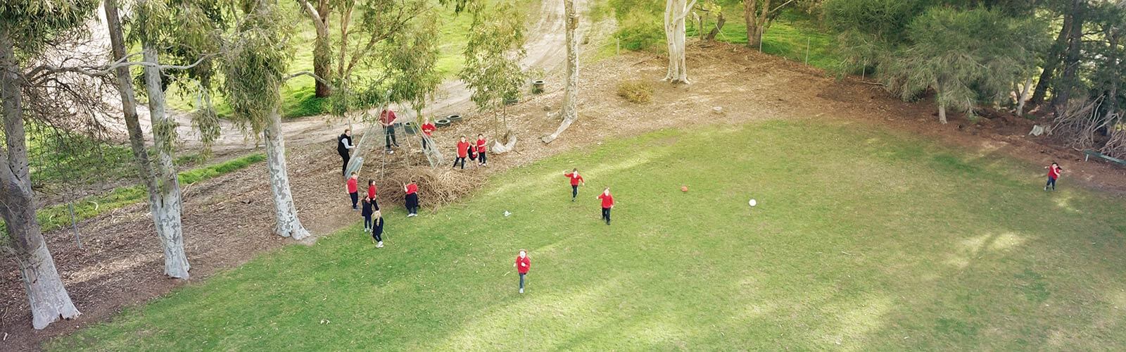 paracombe oval from above nature play